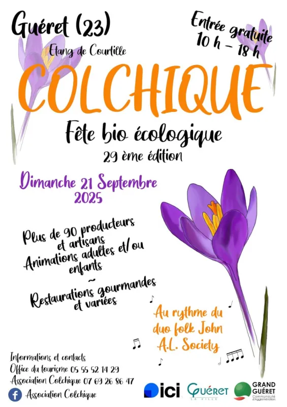 21 septembre 2025, Foire bio Colchique, Guéret (23) Visuel